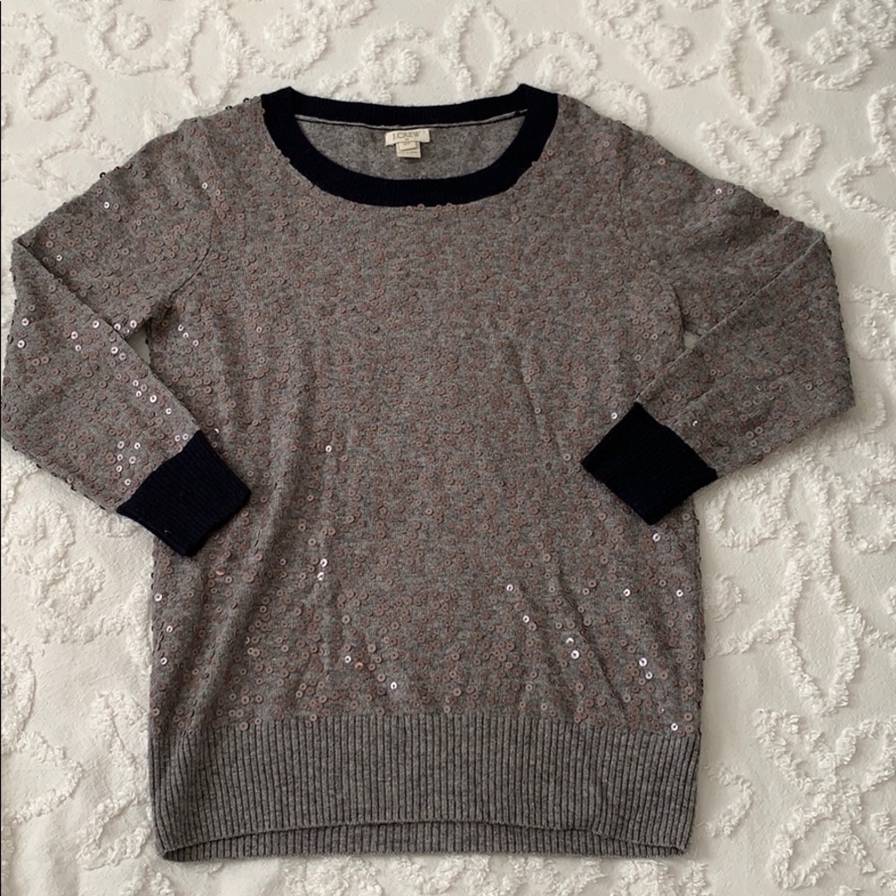J. Crew Sequin Sweater